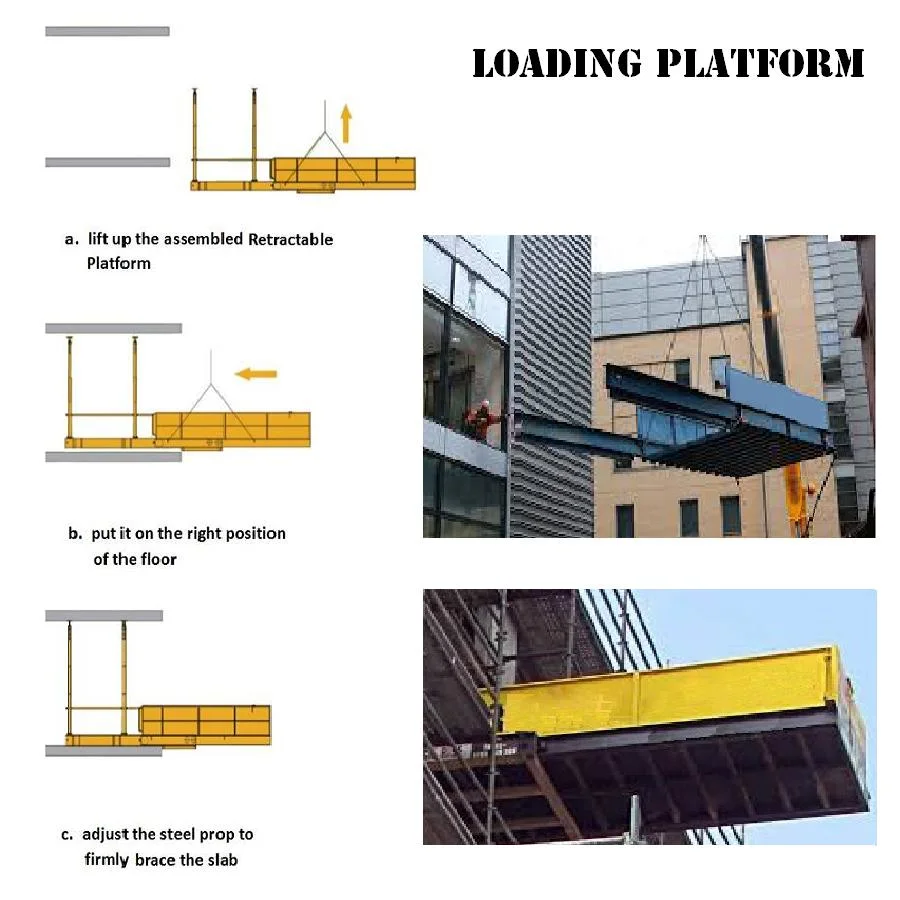 Retractable Loading Ramp Lifting Platform