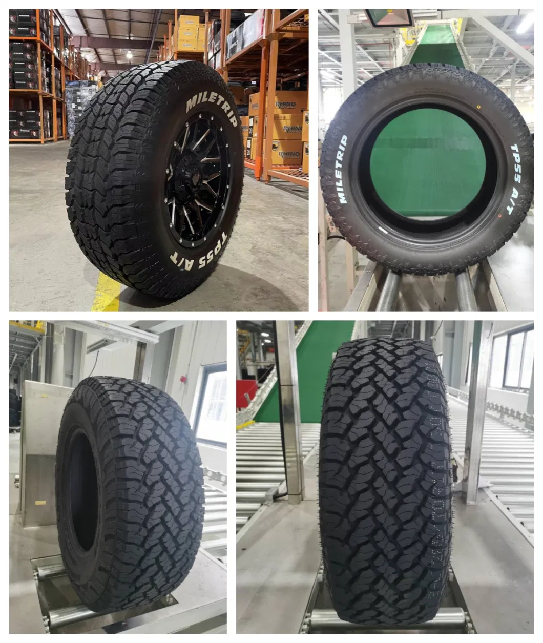 4x4 on&off road MILETRIP Brand PCR All terrain tyres 285/55R20 116XL T Thai-made high quality nice price WSW White side wall Whole sale price radial new tires