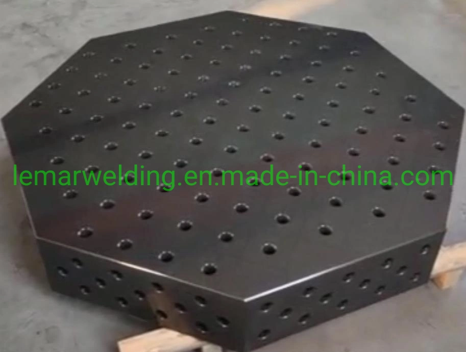 Carburizing and Antirust Octagonal 3D Robot Welding Fixture Table Jig Platform