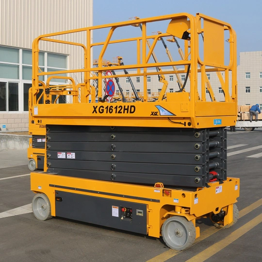 Xg1612HD 16m Scissor Lift Aerial Work Platform with Trash Box Scissor Lift