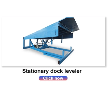 Hydraulic Container Forklift Loading Ramp Leveler Mobile Dock Ramp Container Loading Platform