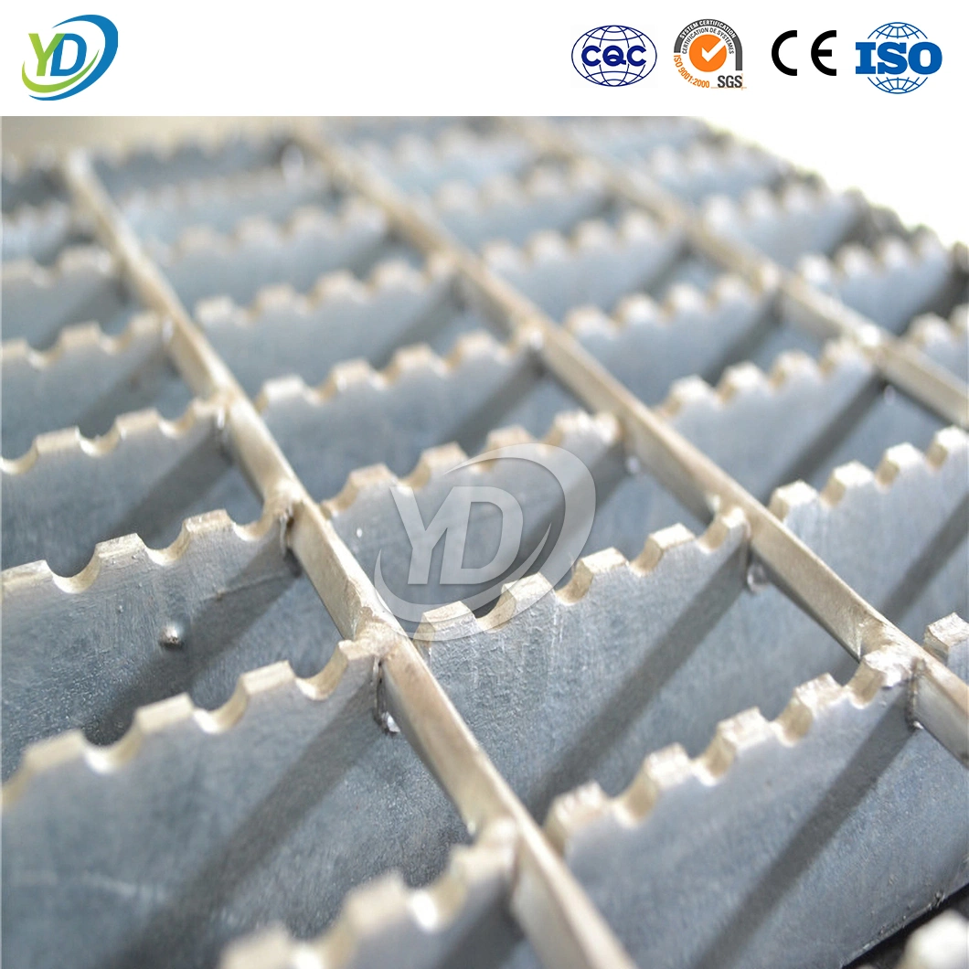 Yeeda Platform Steel Grating China Manufacturing Polyethylene Grating 2 Inch Cross Bar Pitch Galvanized Steel Grating Floor Platform