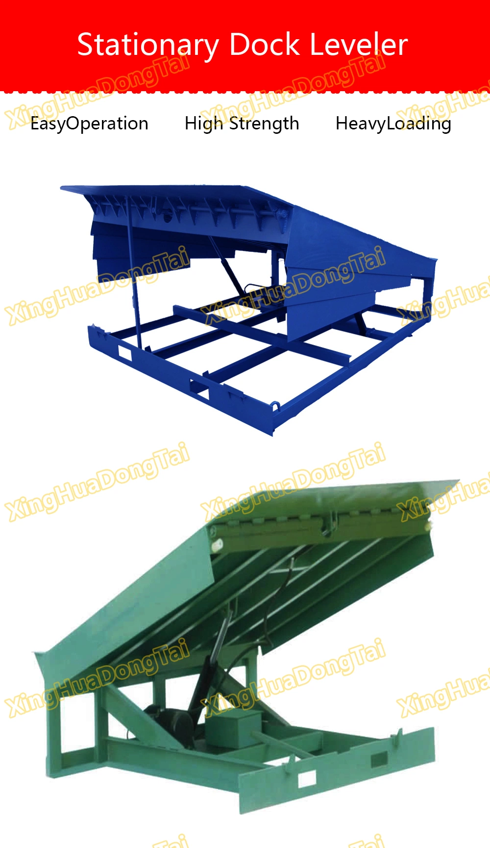 Container Loading Ramp Dock Leveler Hydraulic Loading Platform