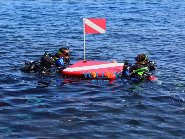 Floating Pool Inflatable Dock Dive Platform