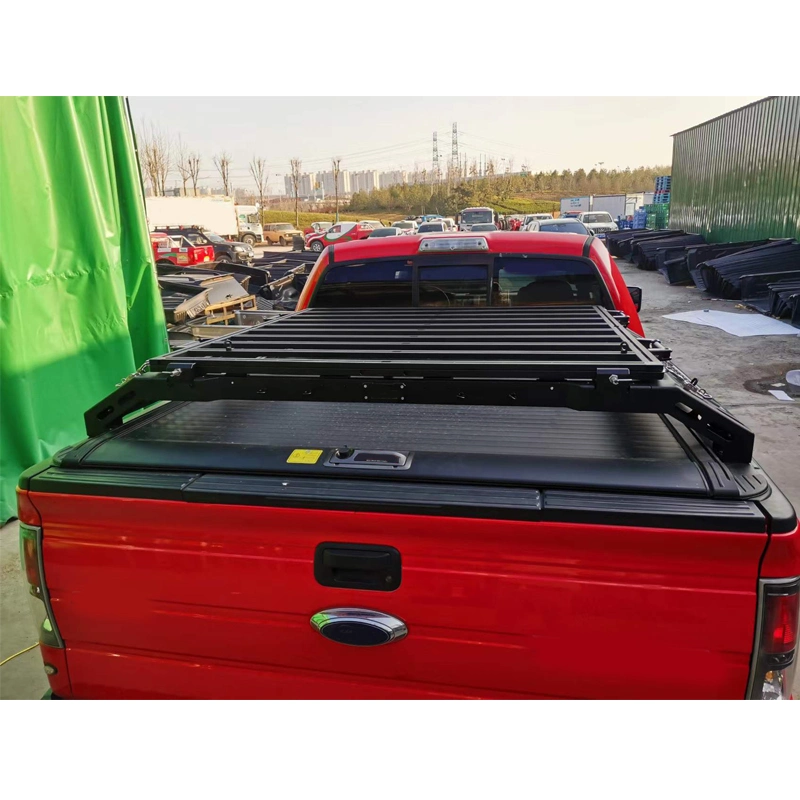 4X4 Pickup Aluminum Alloy Truck Bed Box Platform Rack for Dodge RAM 1500 Toyota Tundra Tacoma 2015+ 2021