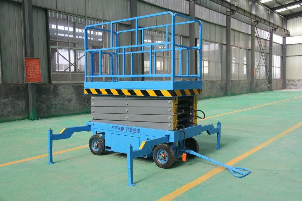 Sjy0.5-4 Mobile Scissor Lift Platform with AC and DC Power