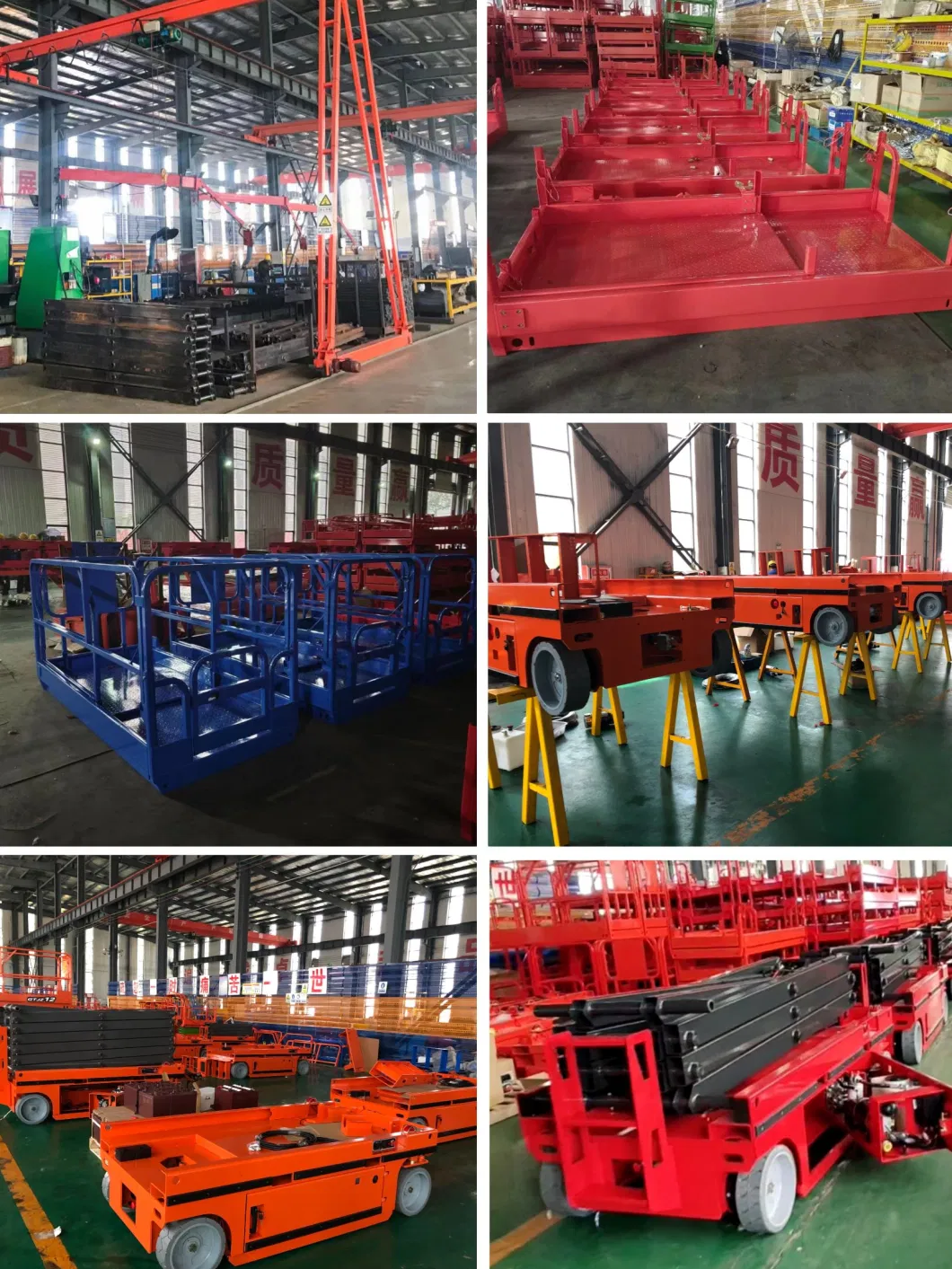 Dymg Hydraulic Battery Power Electric Scissor Lift Portable Self Propelled Man Lift Aerial Working Platform