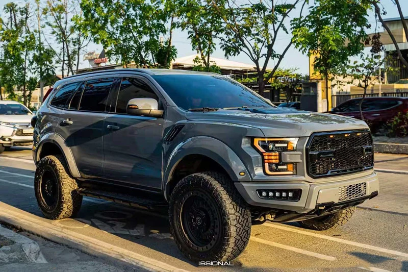 Popular Factory Pick up Truck Facelift Wide Conversion 4X4 Body Kit for Ford Everest 2016-2019 Upgrade to Ford F150 Raptor