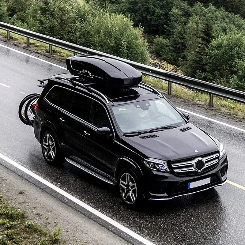 700L Waterproof Universal Car Top Roof Boxes Cargo Travel Carrier Box with Lock Fit Most Car Roof Rack
