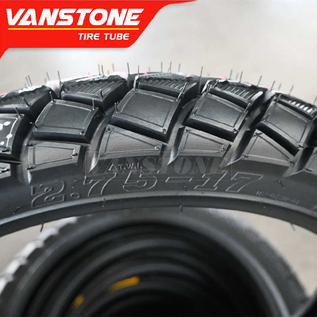 Motorcycle off Road Tire Tubeless Tyre Racing Tire 2.75-17 High Quality 48%