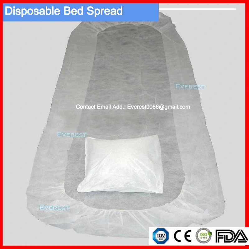 Disposable Nonwoven Bed Cover with Elastic Corner