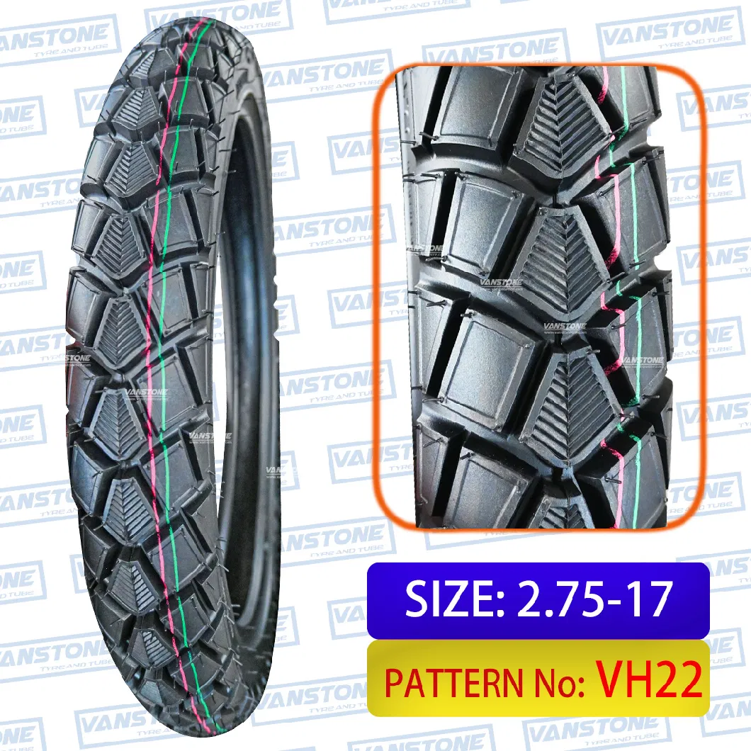 Motorcycle off Road Tire Tubeless Tyre Racing Tire 2.75-17 High Quality 48%