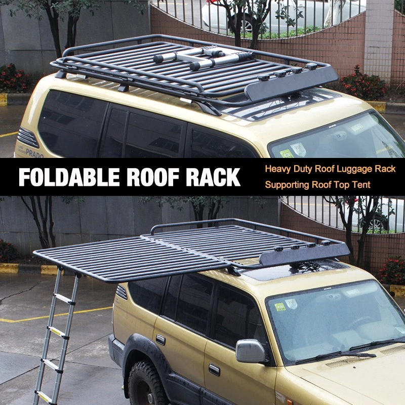 High Strength Steel Foldable Camping Platform for Top Roof Tent