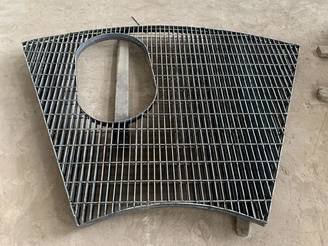 Welding Hot DIP Galvanized Iron Floor Grid Bar Grating Welded Grate Chemical Plant Steel Grating Platforms