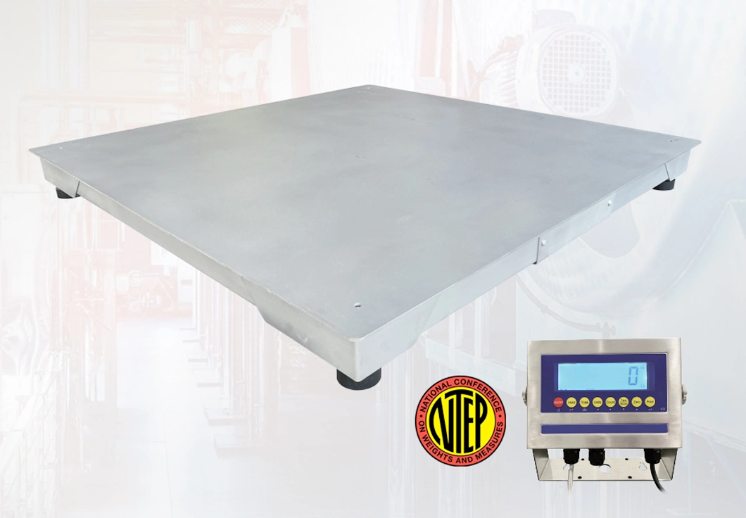 Top-Rated Stainless Steel Floor Scale Platform with Washdown Applications
