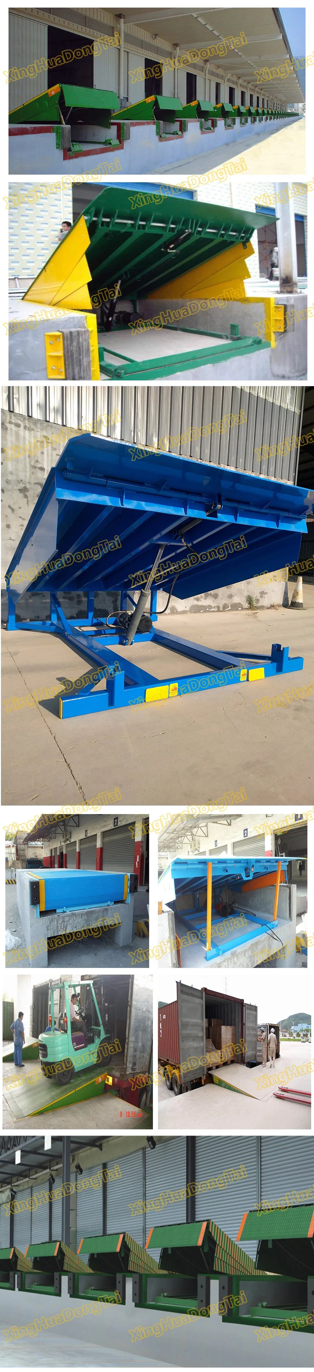 Container Loading Ramp Dock Leveler Hydraulic Loading Platform