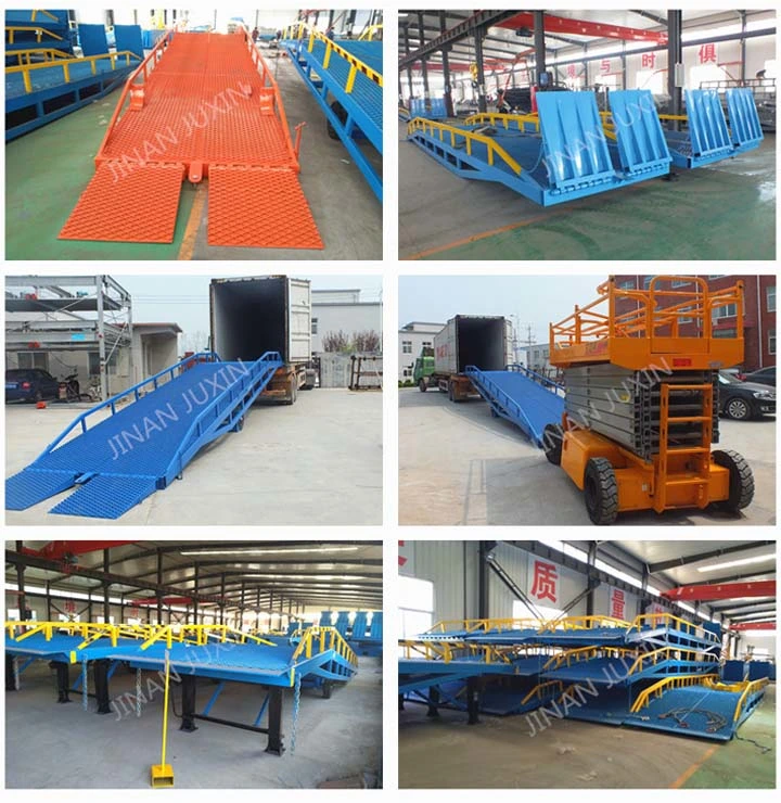 Hydraulic Container Forklift Loading Ramp Leveler Mobile Dock Ramp Container Loading Platform