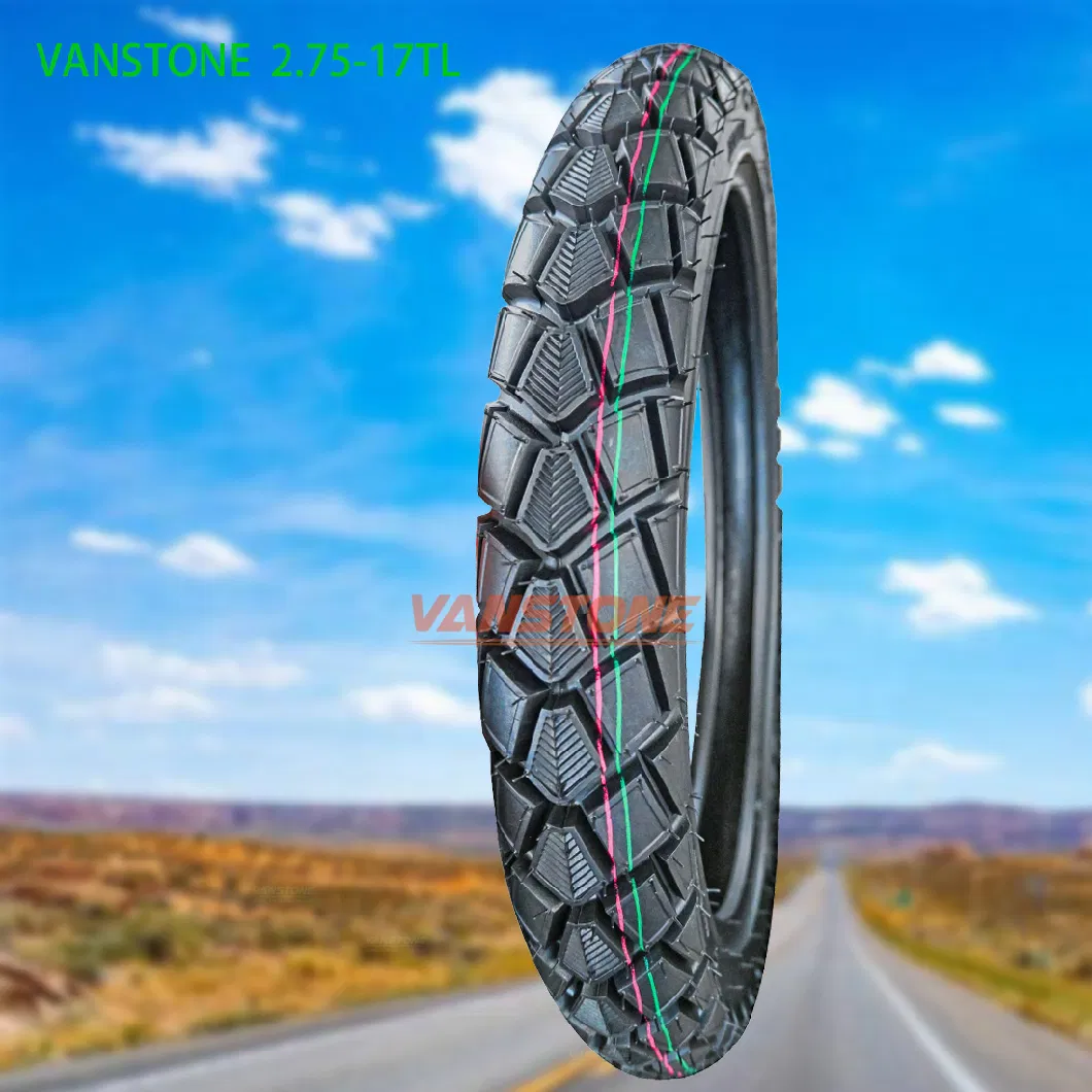 Motorcycle off Road Tire Tubeless Tyre Racing Tire 2.75-17 High Quality 48%