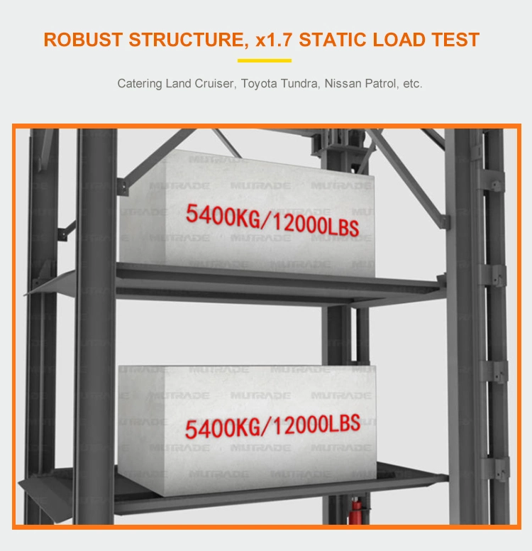 Hydraulic Driven Vertical Stacker Compact Car Parking Platform