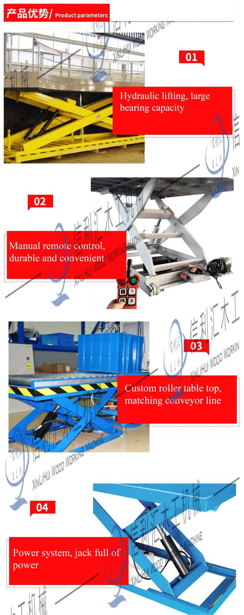 Scissor Car Lift Surface Ounted, Inground Pneumatic Car Lift, Dook Leveler Portable, Motorcilce Lift, Truck Ramps, Scissor Car Lifting Platform