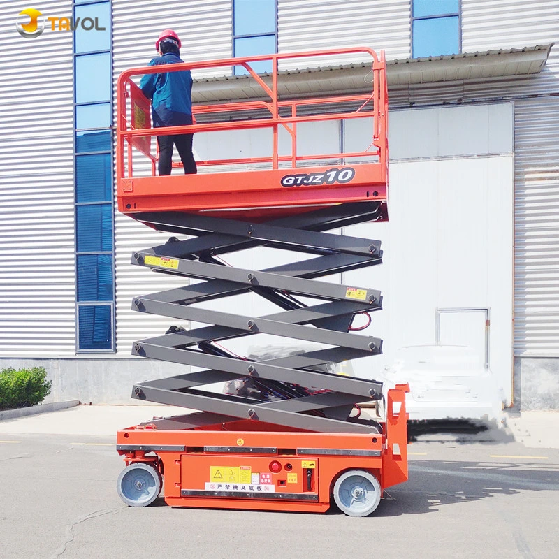 6m 8m 10m 12m 14m Self Propelled Scissor Lift Platform for Aerial Work