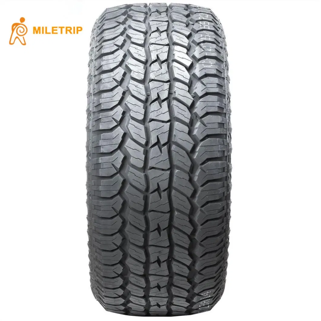 4x4 on&off road MILETRIP Brand PCR All terrain tyres 285/55R20 116XL T Thai-made high quality nice price WSW White side wall Whole sale price radial new tires
