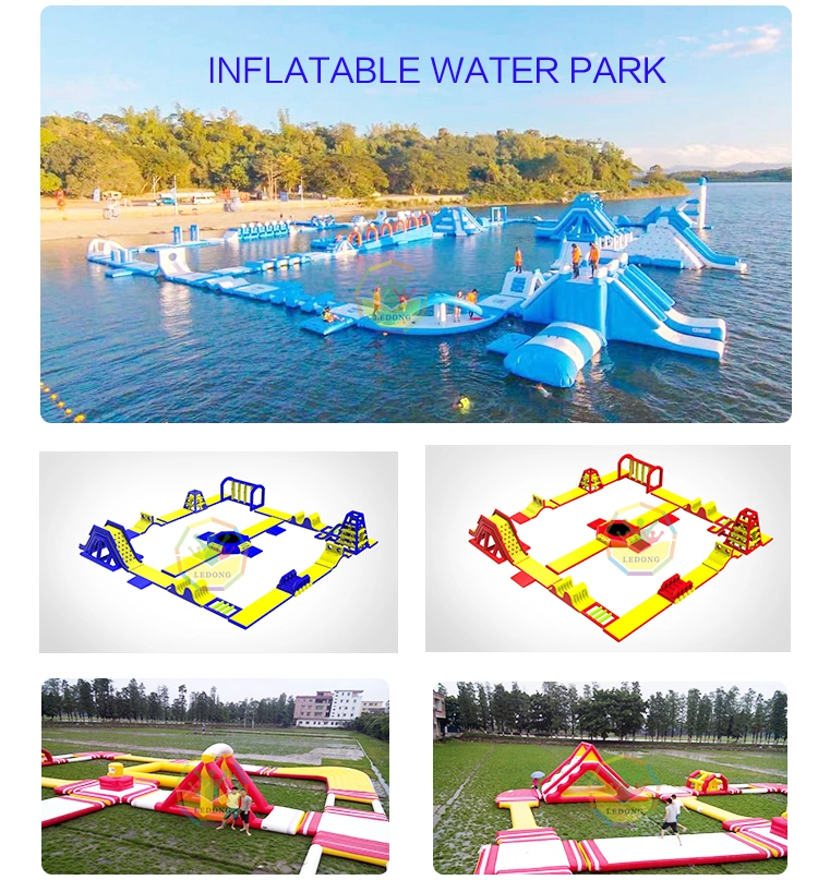 Guangzhou Raft Dock Air Mat Jet Ski Platform Floating Inflatable Dock with Roof Tent Water Floating Island