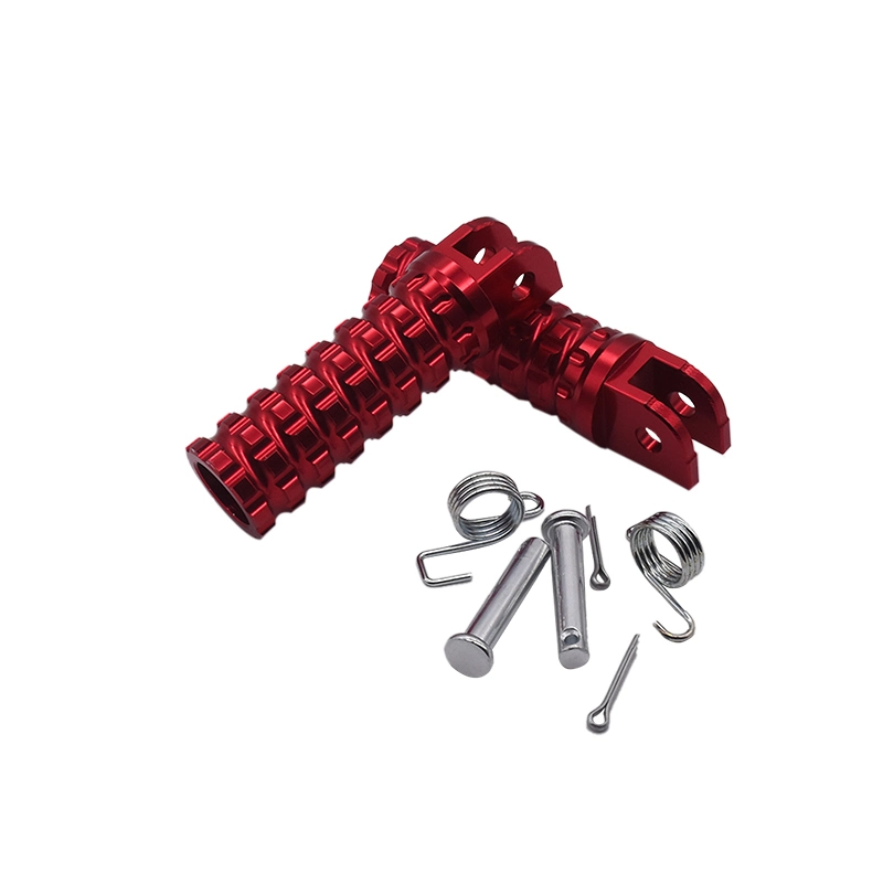 Aluminum Motorcycle Rear Footrest Pedal Footpeg CNC Motorcycle Spare Parts Dirt Bike Motocross Rear Pedal Foot Pegs Rests