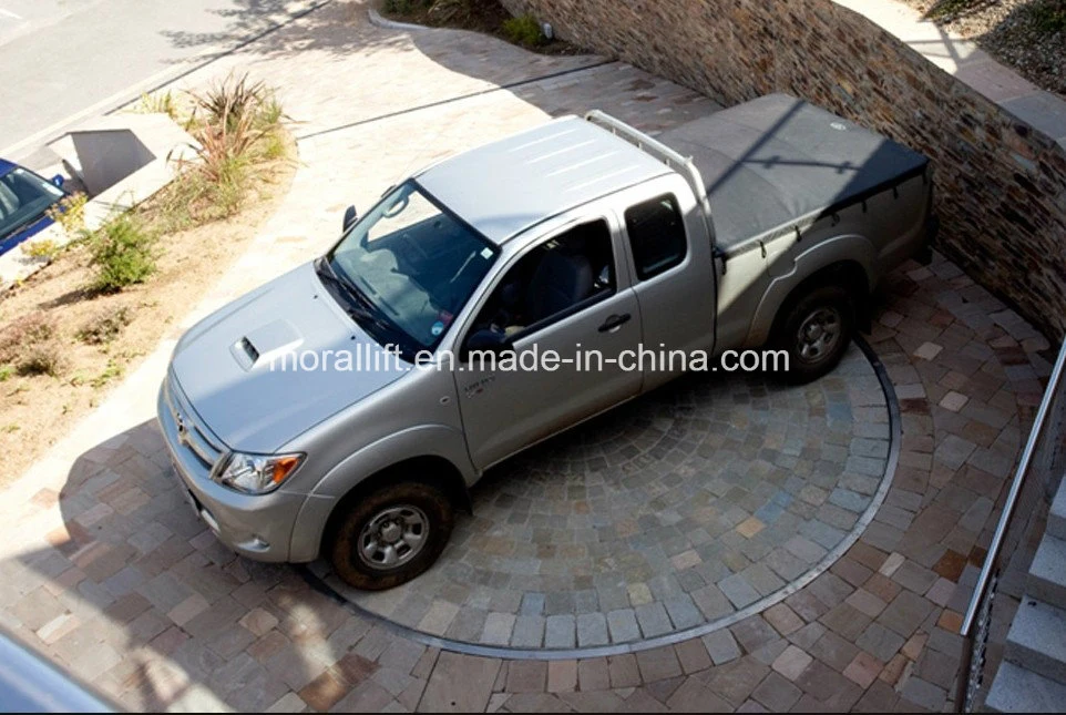 Space Saving Easy Turn Driveway Rotating Car Platform