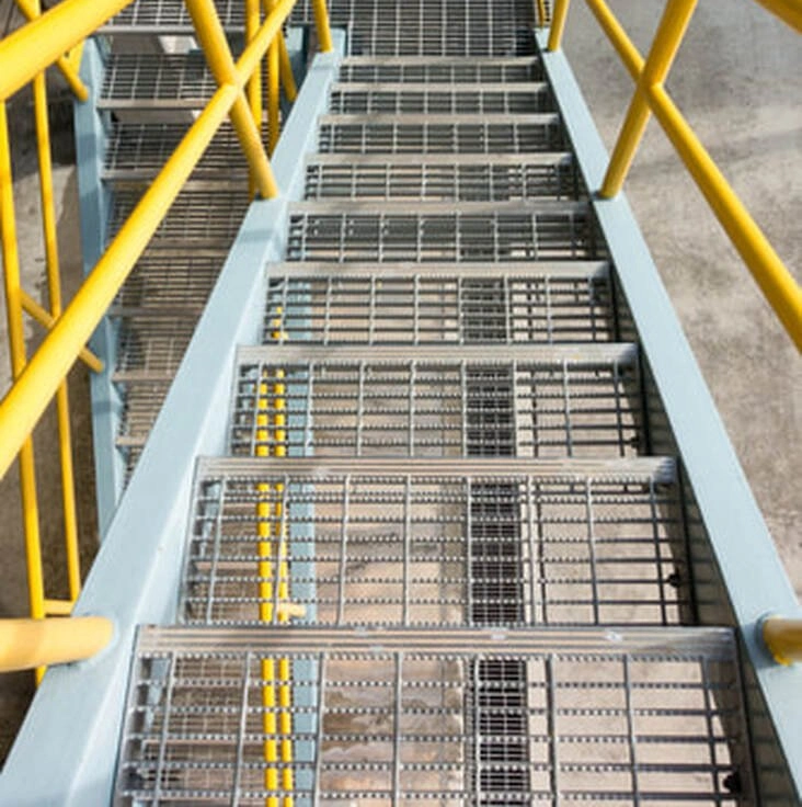 Yeeda Platform Steel Grating China Manufacturing Polyethylene Grating 2 Inch Cross Bar Pitch Galvanized Steel Grating Floor Platform