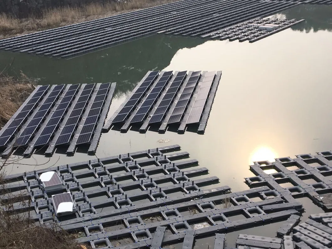 Solar PV Power Plant HDPE Modular Floating Platform