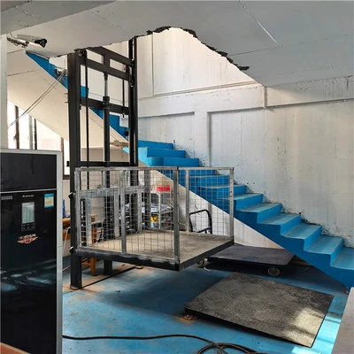 Industrial 2000kg Electric Cargo Lift Platform for Warehouse Hydraulic Cargo Platform Lift Without Shaft