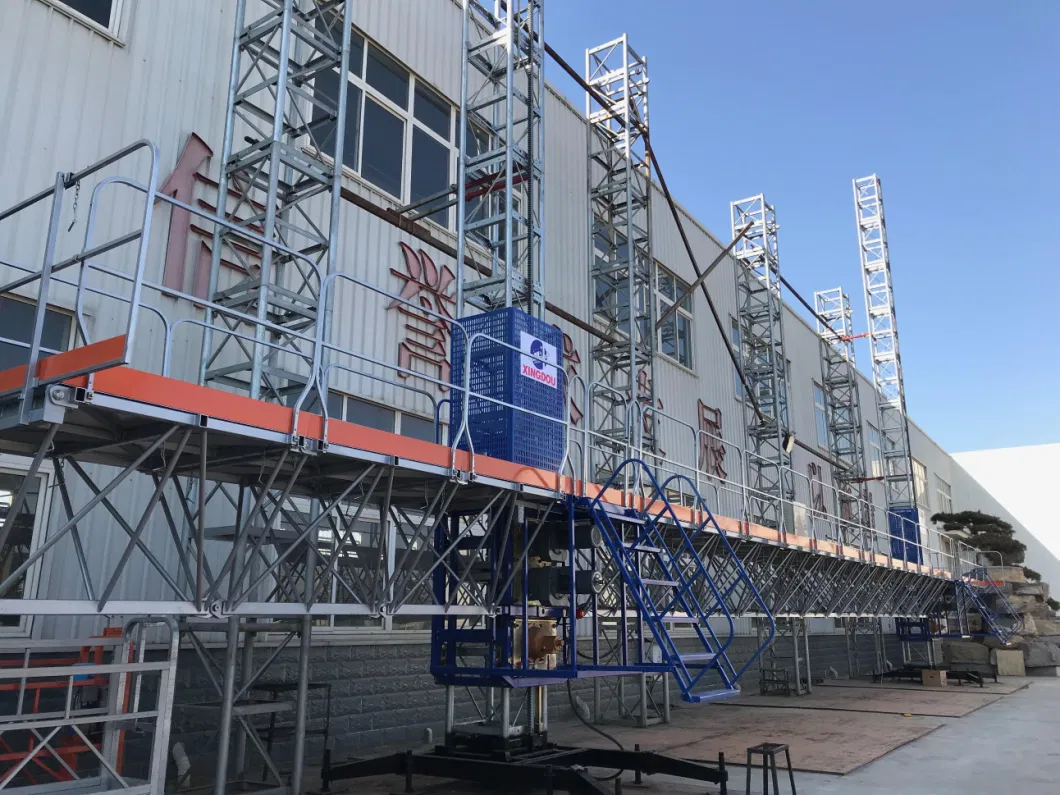 Suspended Platform Hoist Automatic Platform Climbing Platform