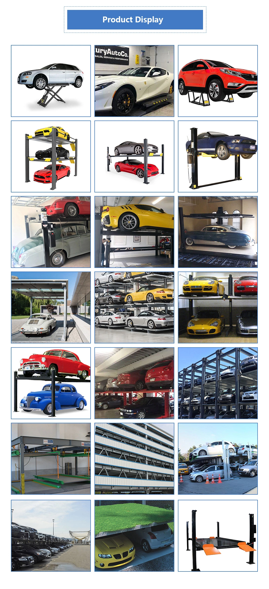 Double-Deck Car Elevator: Hydraulic Scissor Lift Platform for Efficient Underground Car Parking