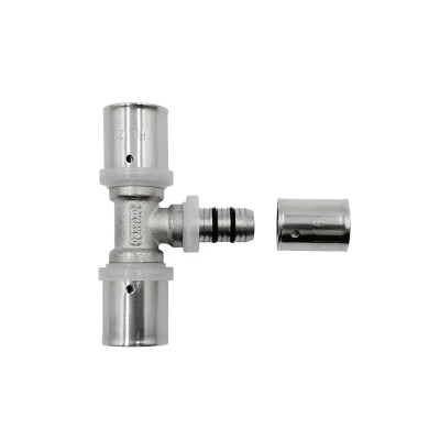 Brass Underfloor Heating Female Coupling Gas Pipe Fittings for Aluminum Pipe
