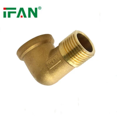 Ifan Factory Price Customized Male Threaded Pex Brass Plumbing Fittings 1/2&quot;-1&quot; Brass Fittings