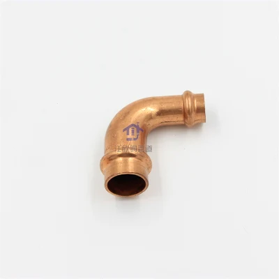 High-Quality Copper V-Press Reducer Elbow Big R Tee Coupling for Water Heating System