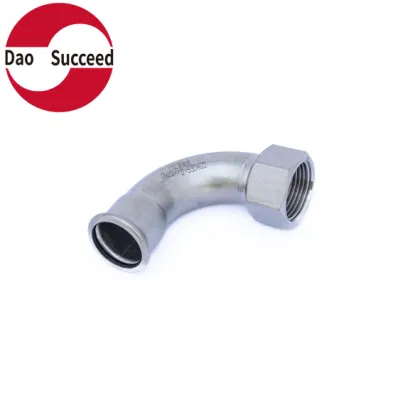 Wholesale Cheap Anti-Corrosion 90 Degrees Internal Thread Elbow Single Press Fit Fittings Stainless Steel 304/316