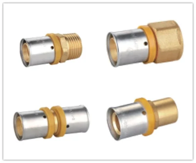 Pex Crimp-on Fittings Copper Pipe Adapter Brazing Tail-Female