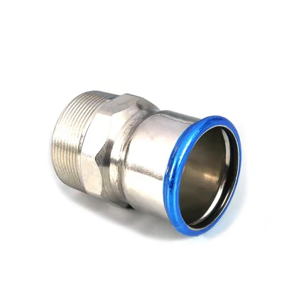 Stainless External Thread Coupling Steel Equal Press Fit Fittings Pipe Carbon Steel