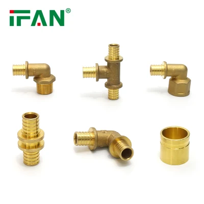 Ifan Factory Sales Plumbing Forged Pex Sliding Fittings Tee Pex Fittings