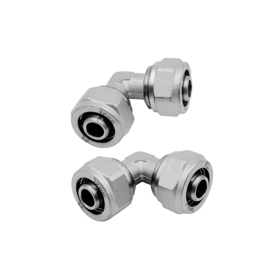  90 Degree Screw Pex Pipe Compression Fittings Brass Pex Equal Male Elbow