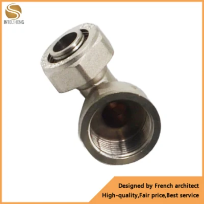 Fully Plated Compression Tube Elbow Type Push Fit Union Pipe Fittings