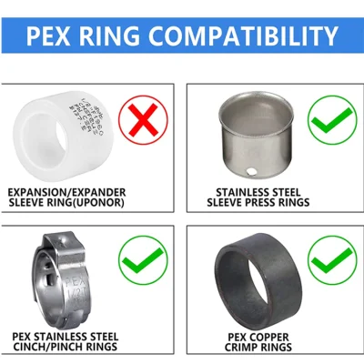 Olde Lead Free Brass Barb Crimp Pipe F1807 Pex Tee Fitting