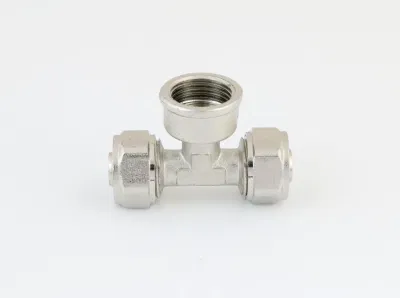 OEM Factory Direct Ninety Degrees Brass Female Coupling Pex Aluminum Pex Fitting Brass Compression Fittng