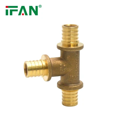 Ifan Factory Sales Plumbing Forged Pex Sliding Fittings Tee Pex Fittings
