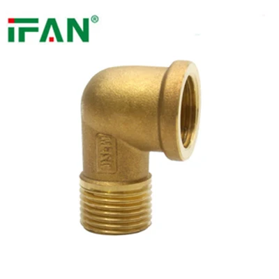 Ifan Factory Price Customized Male Threaded Pex Brass Plumbing Fittings 1/2&quot;-1&quot; Brass Fittings