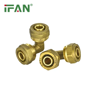 Ifan High Standard Copper Pipe Fitting Pex Compresssion Fittings