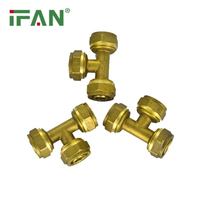 Ifan High Standard Copper Pipe Fitting Pex Compresssion Fittings
