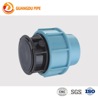 Plastic Material HDPE Pipe Fittings PP Push Fit Compression Fittings